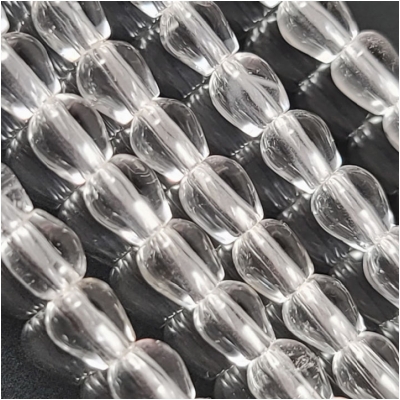 Crystal Quartz Drop Gemstone Beads (N) Approximate Size 6 x 6mm 16 inches