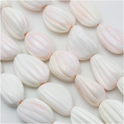 Pink Conch Shell Carved Nugget Beads (N) Approximate size 10 x 12.7mm to 12.8 x 19.8mm 16 inches