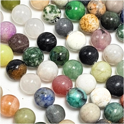 Multistone Round Gemstone (NMDH) 6mm 15.5 inches