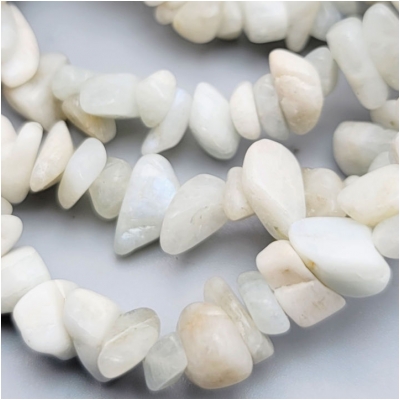 Rainbow Moonstone Chip Gemstone Beads (N) Approximate size 1.2 to 12.6mm 7.5 inches