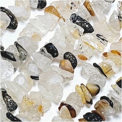 Rutile Quartz Chip Gemstone Beads (N) 1.1 to 12.5mm 36 inches