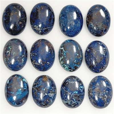 1 Chrysocolla Oval Gemstone Cabochon (S) 15 x 20mm