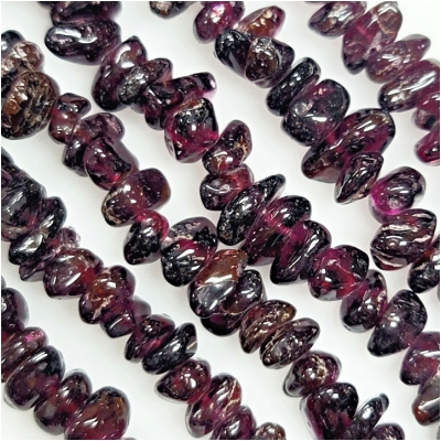 Garnet Chip Gemstone Beads (D) 2 to 7mm 35 inches