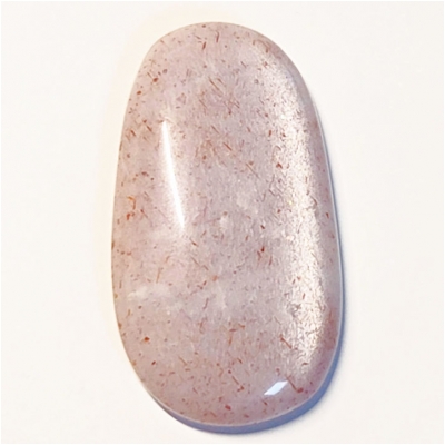 1 Moonstone AA Freeform Oval Gemstone Cabochon Peach (N) 22.3 x 39.7mm