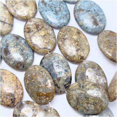 Agate Oval Gemstone Beads (N) 22 x 30mm 15.5 inches