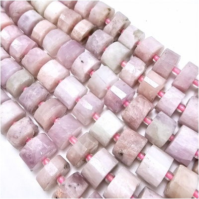 Kunzite Faceted Wheel Gemstone Beads (N) 11mm 16 inches