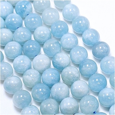 Aquamarine Round Gemstone Beads (H) 8.75mm 15.5inches