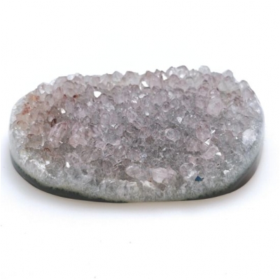 1 Agate Druzy Gemstone Cabochon (N) 37.6 x 51.7mm