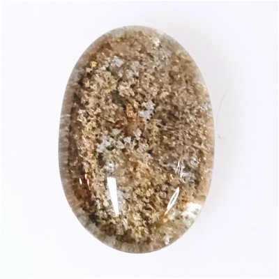 Lodolite Garden Quartz Oval Gemstone Cabochon (N) 12.4 x 18.5mm