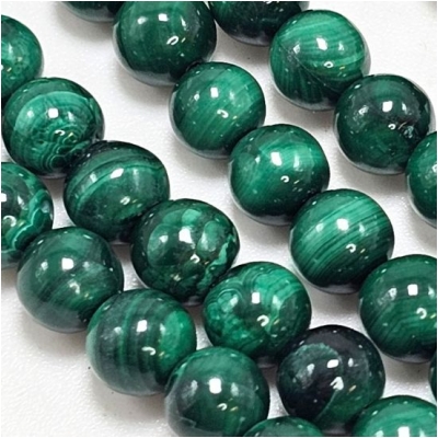 Malachite Round Gemstone Beads (N) 6mm 15.75 inches