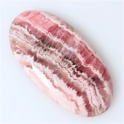 1 Rhodochrosite Oval Gemstone Cabochon (N) 18.65 x 35.45mm