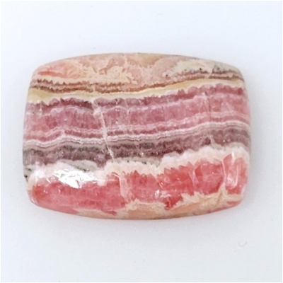 1 Rhodochrosite Rectangle Gemstone Cabochon (N) 15 x 20mm