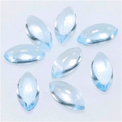 5 Sky Blue Topaz Marquis Loose Cut Gemstone Cabochon (IH) 3 x 6mm