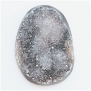 1 Agate Druzy Gemstone Cabochon (N) 23.2 x 31.68mm