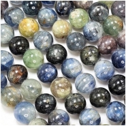 Kyanite Round Mixed Color Gemstone Beads (N) 11mm 15.75 inches