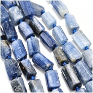 Kyanite Tube Gemstone Beads (N) 9 x 4.2mm to 12.6 x 7mm 17 inches