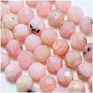 Pink Opal Faceted Round Gemstone Beads (N) 4mm 15.5 inches