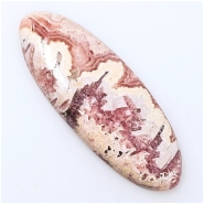 1 Rhodochrosite Oval Gemstone Cabochon (N) 16.1 x 42.55mm