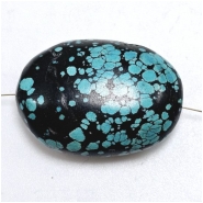 Hubei Turquoise Smooth Large Nugget Gemstone Bead (S) 22.9 x 31.45mm 1 piece